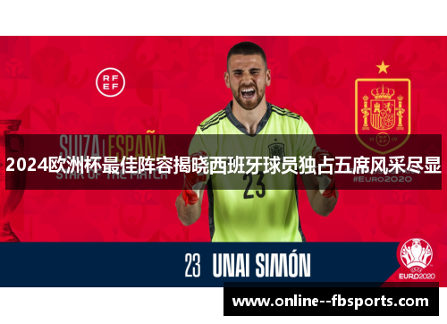 2024欧洲杯最佳阵容揭晓西班牙球员独占五席风采尽显